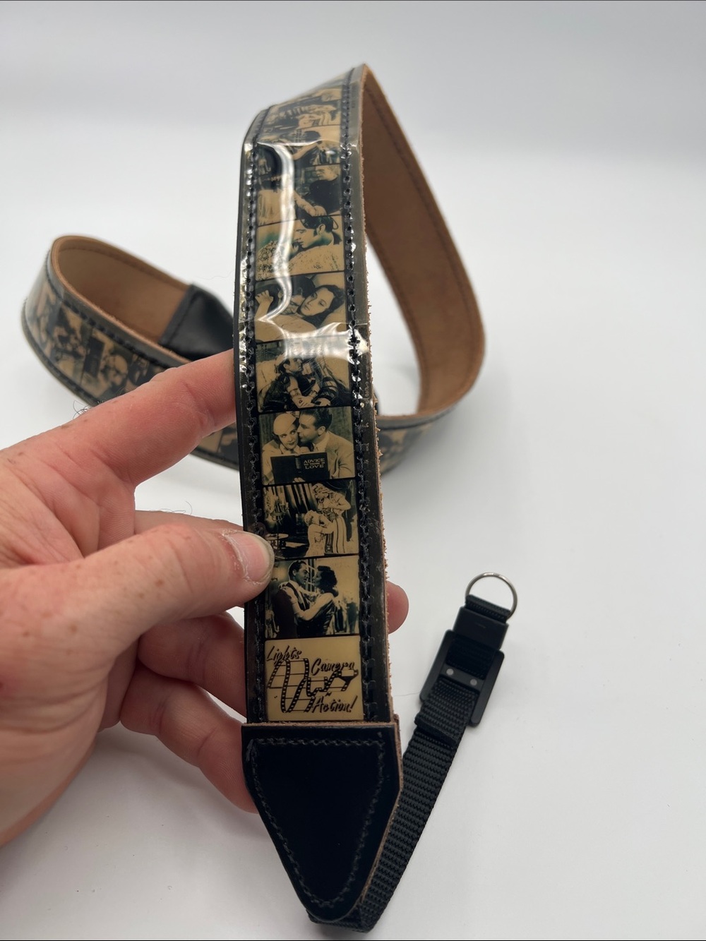 Vintage Bobby Lee “Lights Camera Action” Novelty Camera Strap